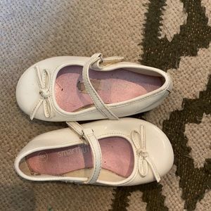 White baby doll shoes